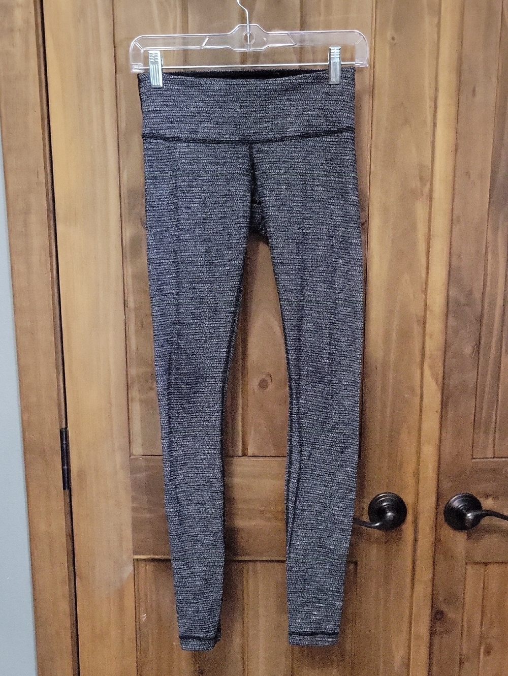 Heathered Gray High-Waist Leggings